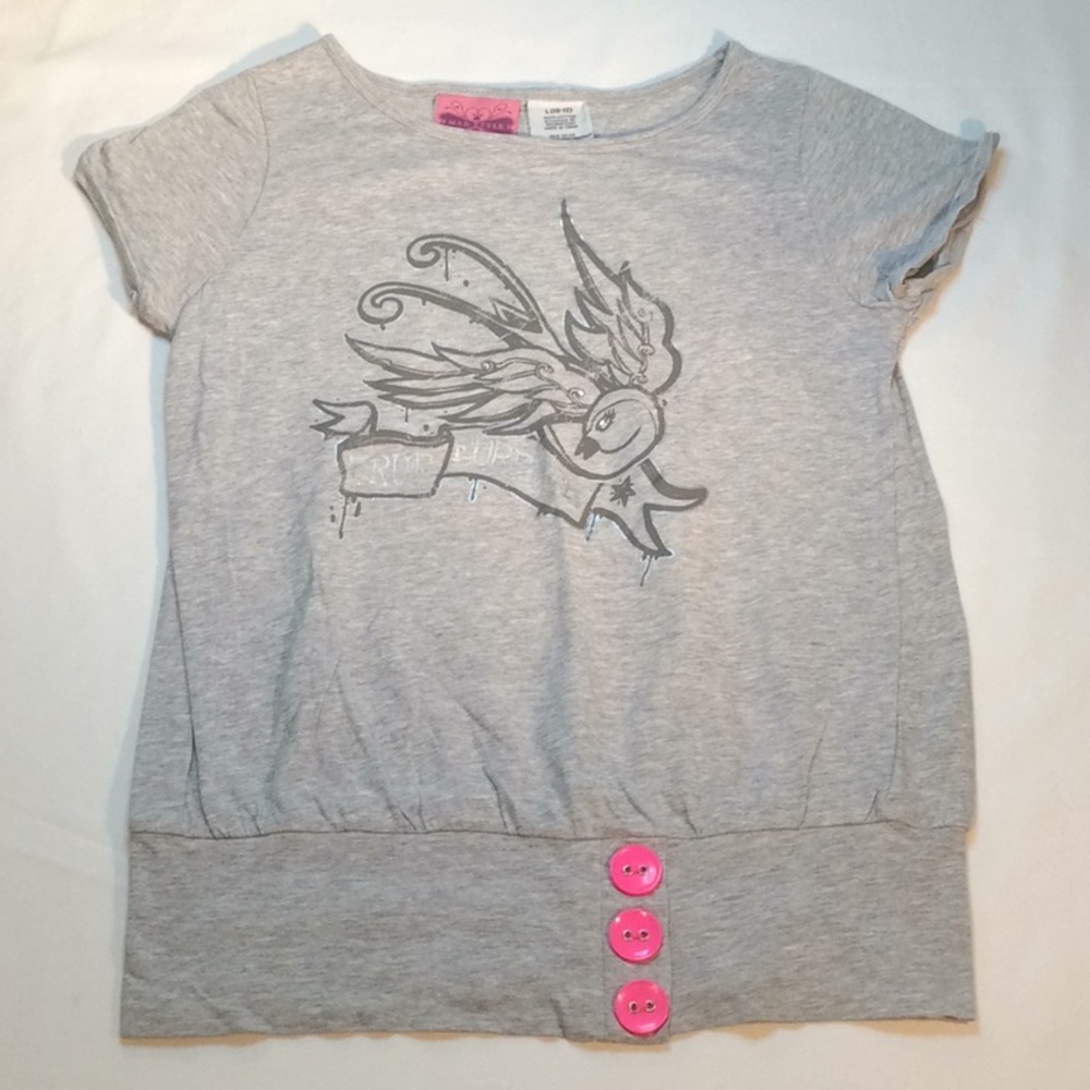 Mad Style Girls Short Sleeve Top